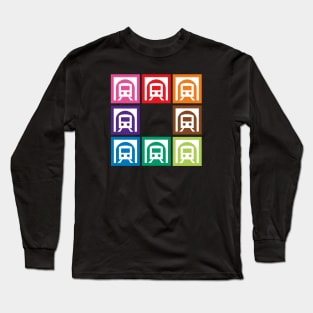 OSAKA Japan Subway Signs Long Sleeve T-Shirt